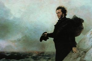 Прощание Пушкина с морем - известная картина Айвазовского