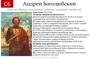 Реферат: Владимирские князья Андрей Боголюбский и Всеволод Большое гнездо