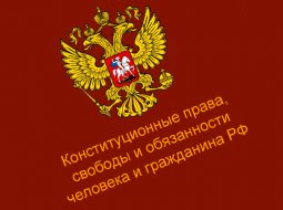 Конституционные права и обязанности человека и гражданина РФ: основные признаки, группы, список
