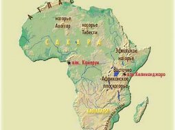 Климат Африки: режим осадков и природные пояса континента