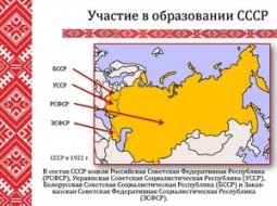 РСФСР и СССР: образование, состав и отличия