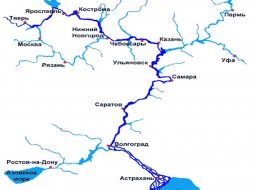 Великая река Волга: куда впадает, географическое положение, природа и хозяйственное назначение