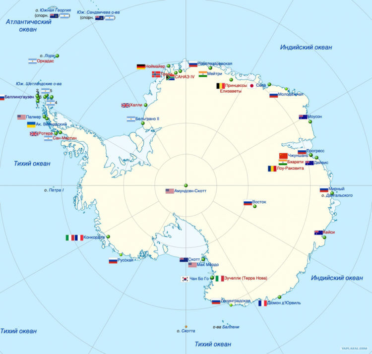 Страны мира проект антарктида