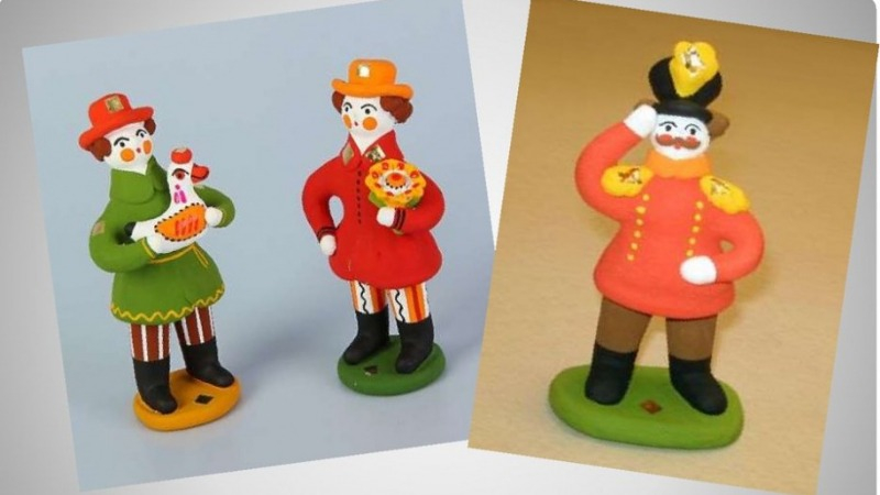 Дымковская игрушка своими руками