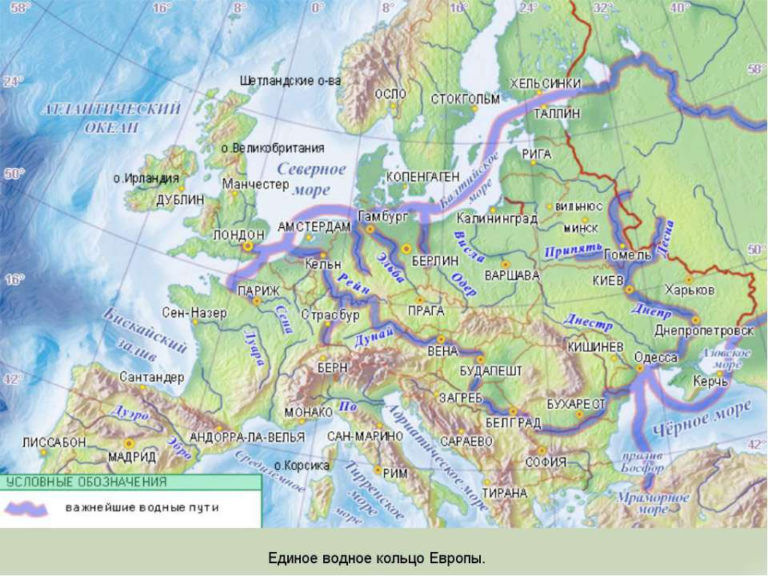 реки в европа