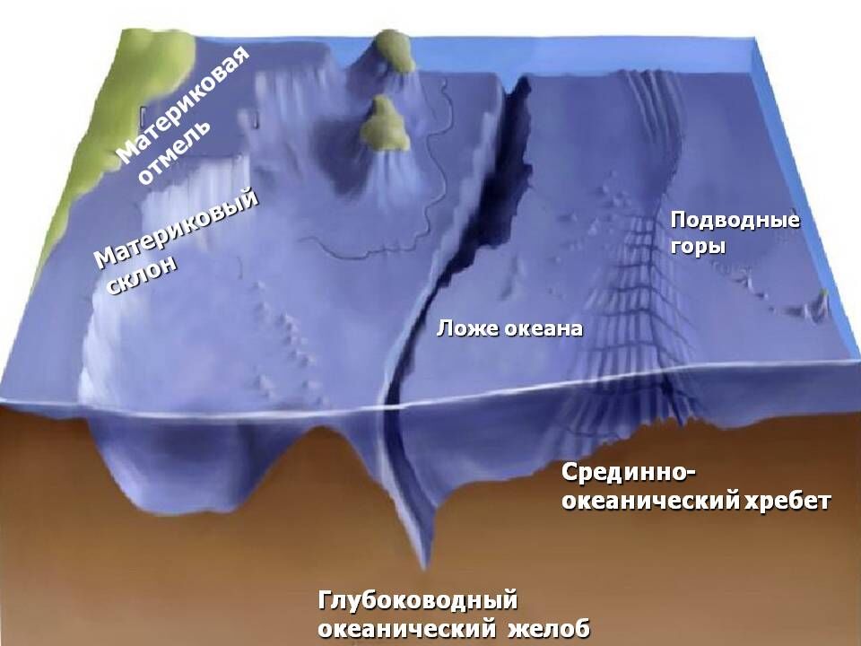Рельеф дна Мирового океана. Видеоурок. География 6 Класс