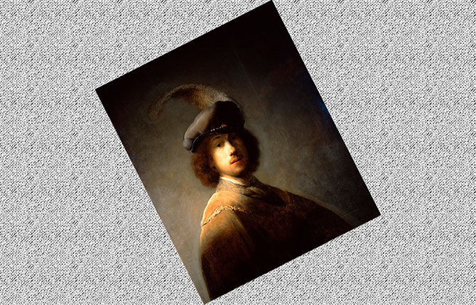 Рембрандт «Автопортрет» 1629 г.