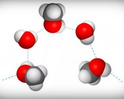 Водородная связь между молекулами
